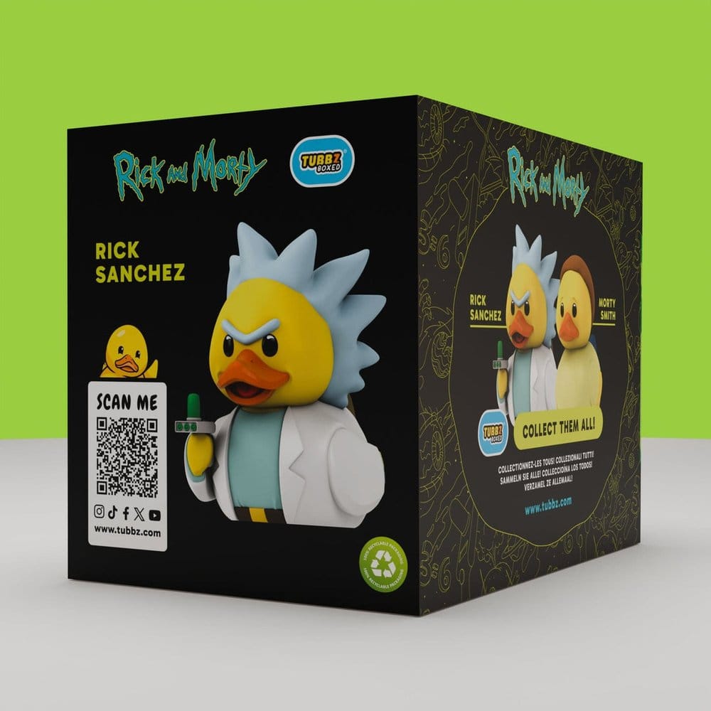 🧪 LAB | SU ORDINAZIONE Rick and Morty Tubbz PVC Figure Rick Boxed Edition 10 cm 