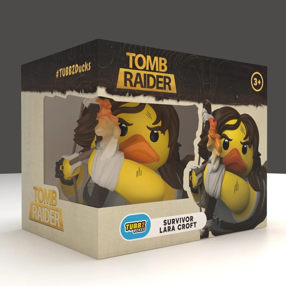 🧪 LAB | SU ORDINAZIONE Tomb Raider Tubbz PVC Figure Lara Croft (Survivor) Boxed Edition 10 cm 