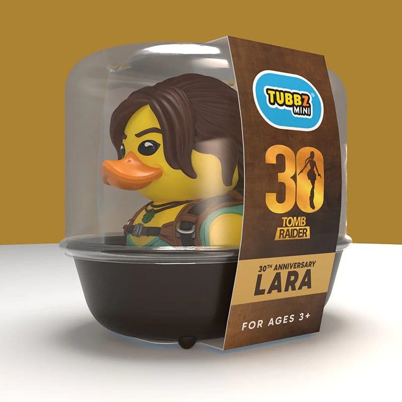 🧪 LAB | SU ORDINAZIONE Tomb Raider Tubbz Mini PVC Figure Lara (30th Anniversary) 5 cm       