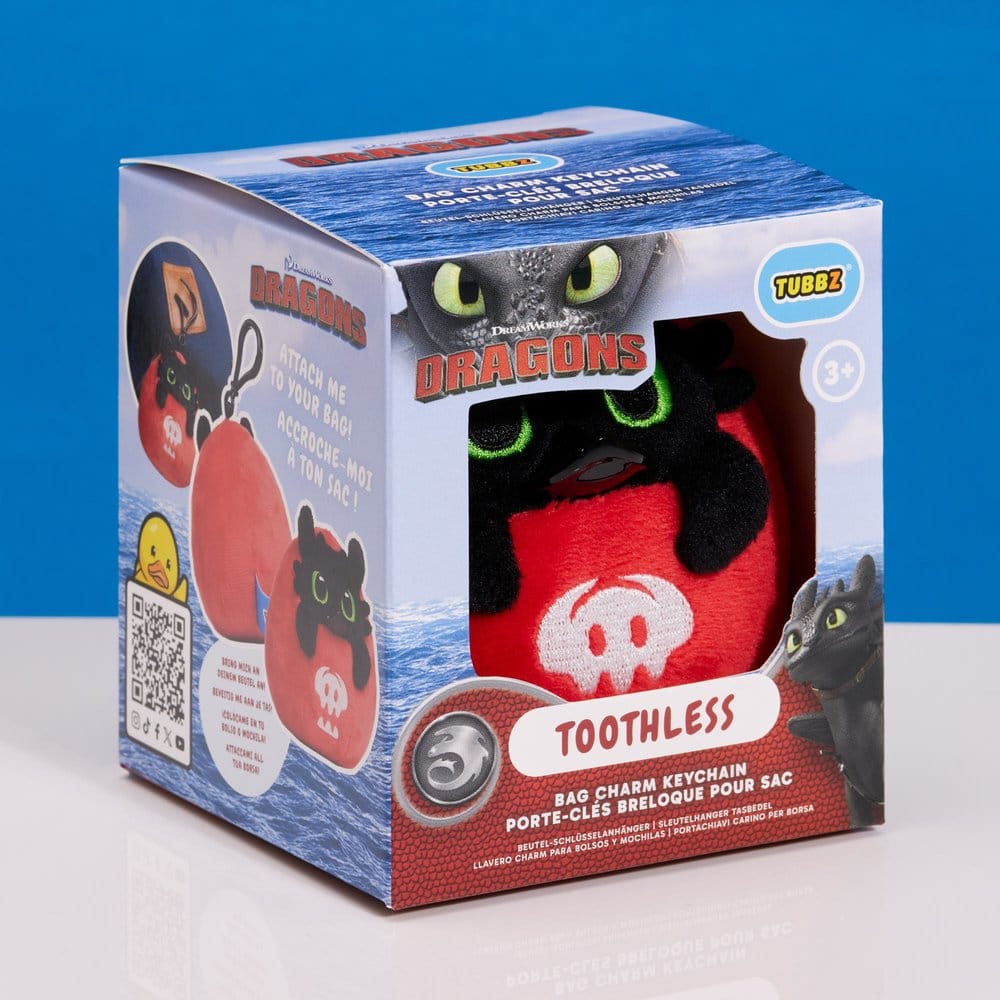 🧪 LAB | PREORDINE+ 01/2027 How to Train Your Dragon Tubbz Bag Charm Toothless