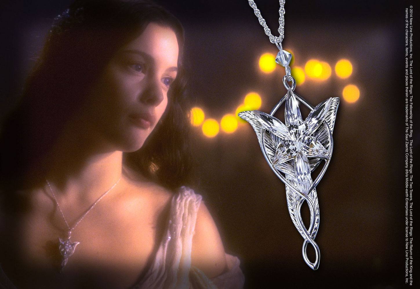 SU ORDINAZIONE Lord of the Rings Pendant Arwen´s Evenstar (Sterling Silver)