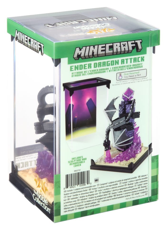🧪 LAB | PREORDINE+ 01/2027 Minecraft Figure Diorama Ender Dragon Attack 18 cm