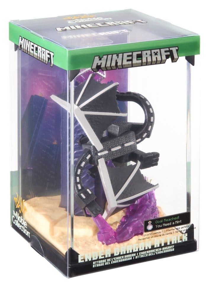 🧪 LAB | PREORDINE+ 01/2027 Minecraft Figure Diorama Ender Dragon Attack 18 cm