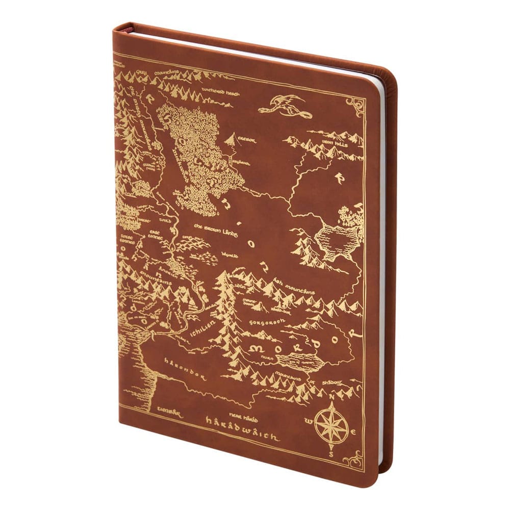 SU ORDINAZIONE The Lord of the Rings Journal Map of Middle-Earth 240 pages
