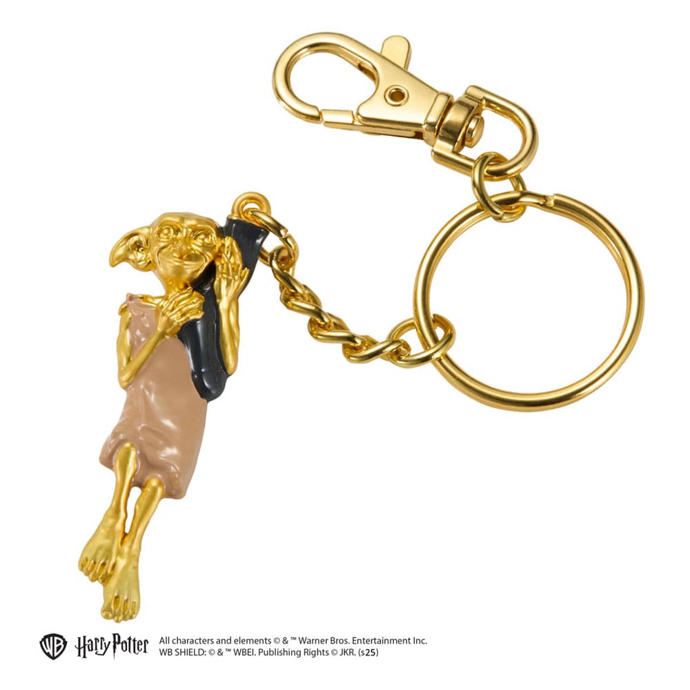 MADE TO ORDER Harry Potter Metal Keychain Dobby gold-coloured 11 cm