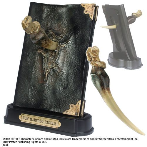 SU ORDINAZIONE Harry Potter Replica 1/1 Basilisk Fang and Tom Riddle Diary