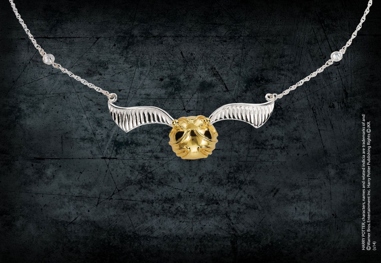 SU ORDINAZIONE Harry Potter Necklace The Quidditch Golden Snitch *PREZZO SPECIALE*