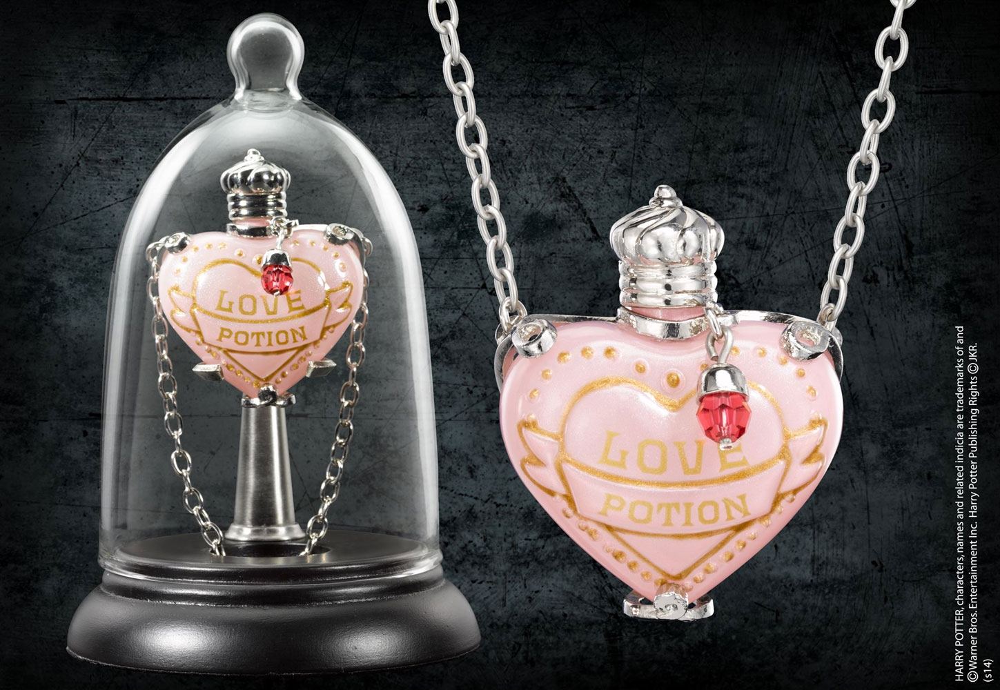 MADE TO ORDER Harry Potter Love Potion Pendant and Display