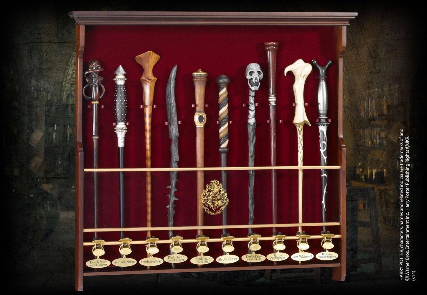 SU ORDINAZIONE Harry Potter Ten Character Wand Display