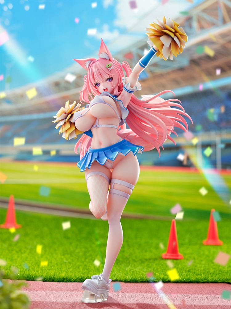 PREORDINE+ 10/2026 (NON CANCELLABILE) Original Character Statue 1/5 Kemomimi Cheer Girl illustration by Yatanuki Kei 35 cm