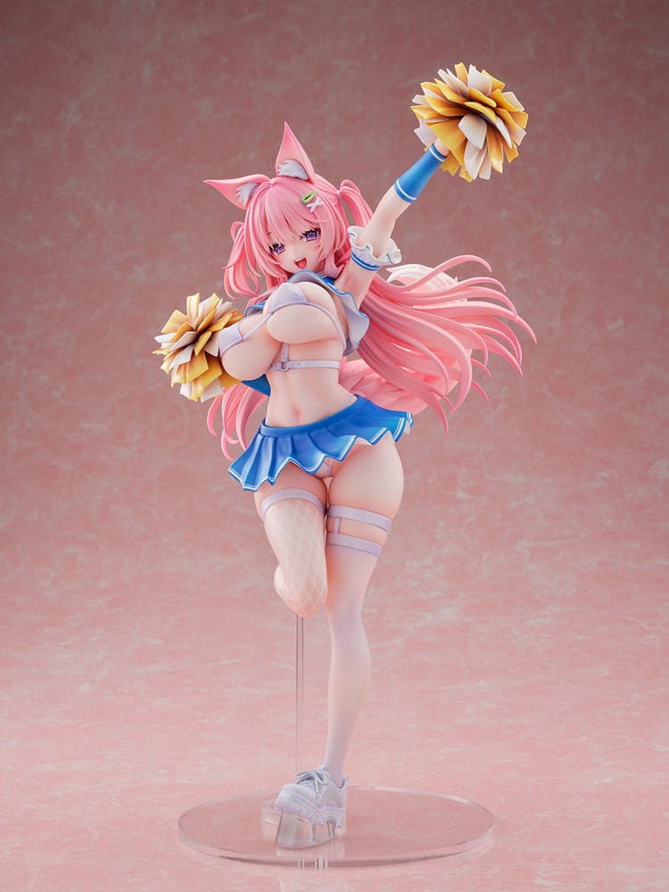 PREORDINE+ 10/2026 (NON CANCELLABILE) Original Character Statue 1/5 Kemomimi Cheer Girl illustration by Yatanuki Kei DX Version 35 cm (18+)