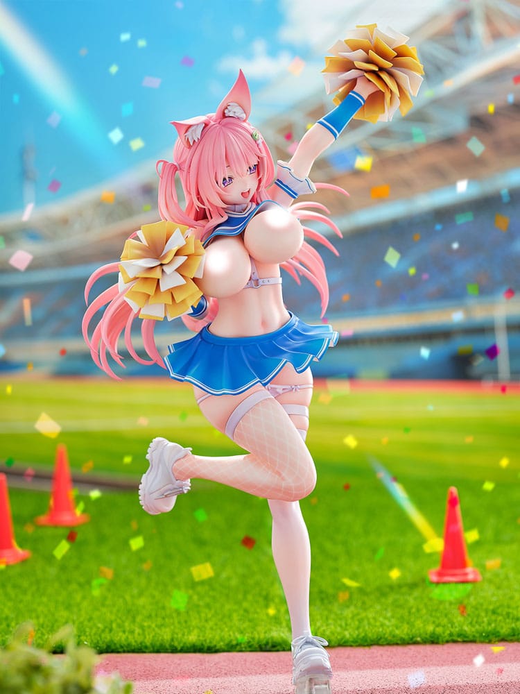 PREORDINE+ 10/2026 (NON CANCELLABILE) Original Character Statue 1/5 Kemomimi Cheer Girl illustration by Yatanuki Kei DX Version 35 cm (18+)