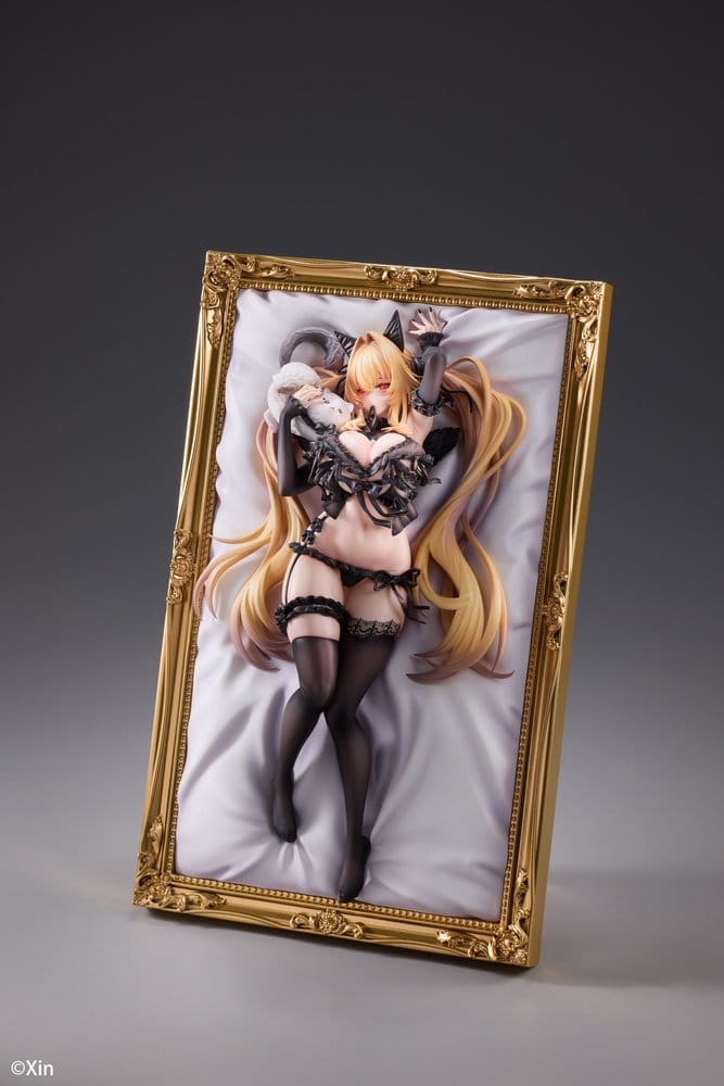 PREORDINE+ 02/2028 Original Character PVC Figure 1/7 Stella Black Cat Ver. Illustrated by Xin 27 cm