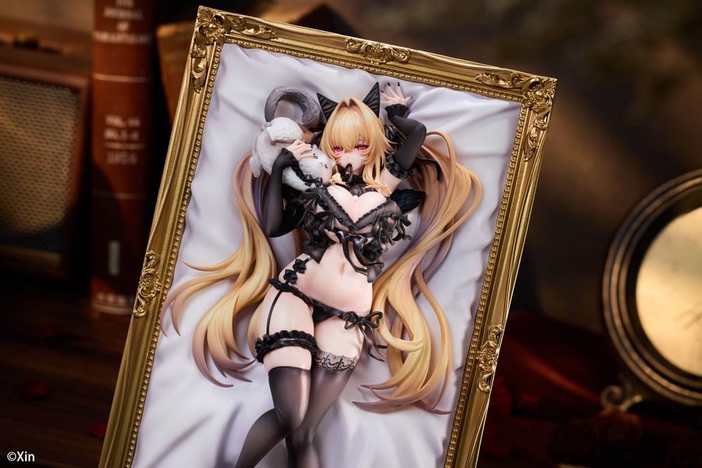 PREORDINE+ 02/2028 Original Character PVC Figure 1/7 Stella Black Cat Ver. Deluxe Edition 27 cm