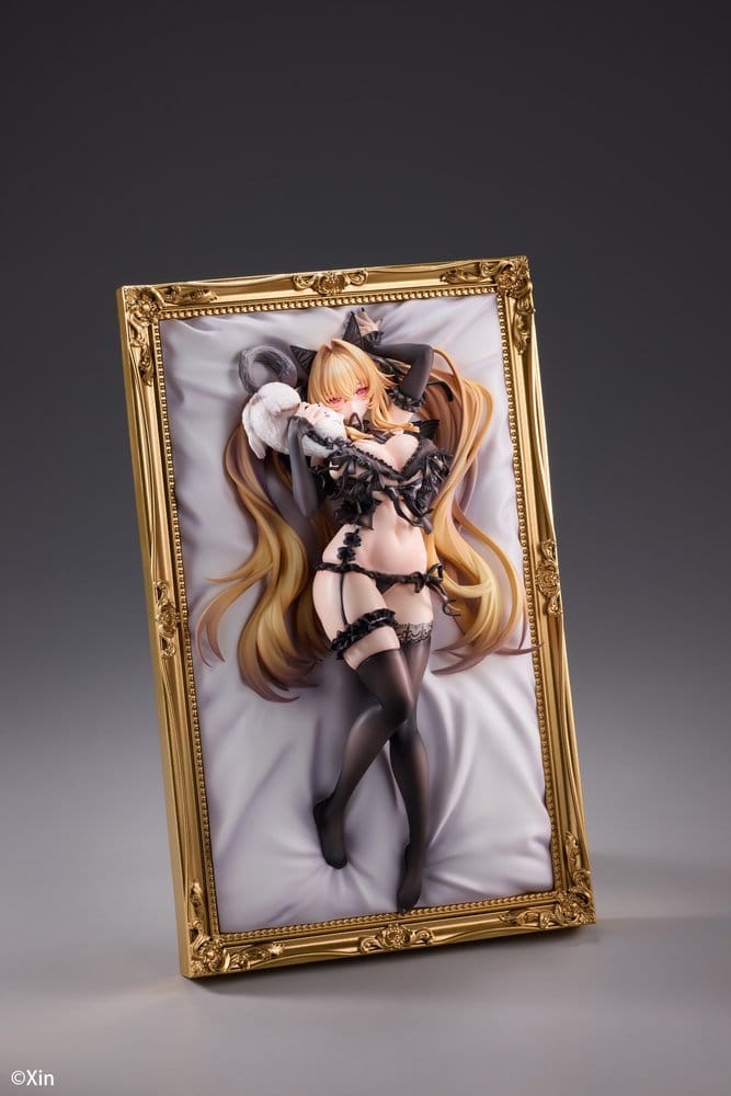 PREORDINE+ 02/2028 Original Character PVC Figure 1/7 Stella Black Cat Ver. Deluxe Edition 27 cm