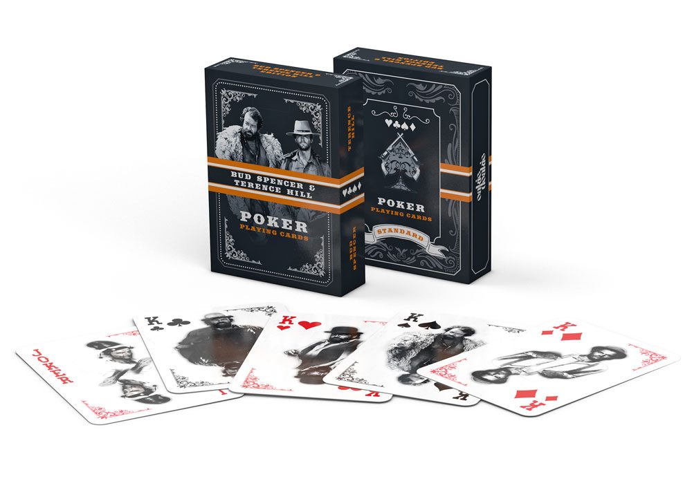 AUF BESTELLUNG Bud Spencer &amp; Terence Hill Poker Spielkarten Western