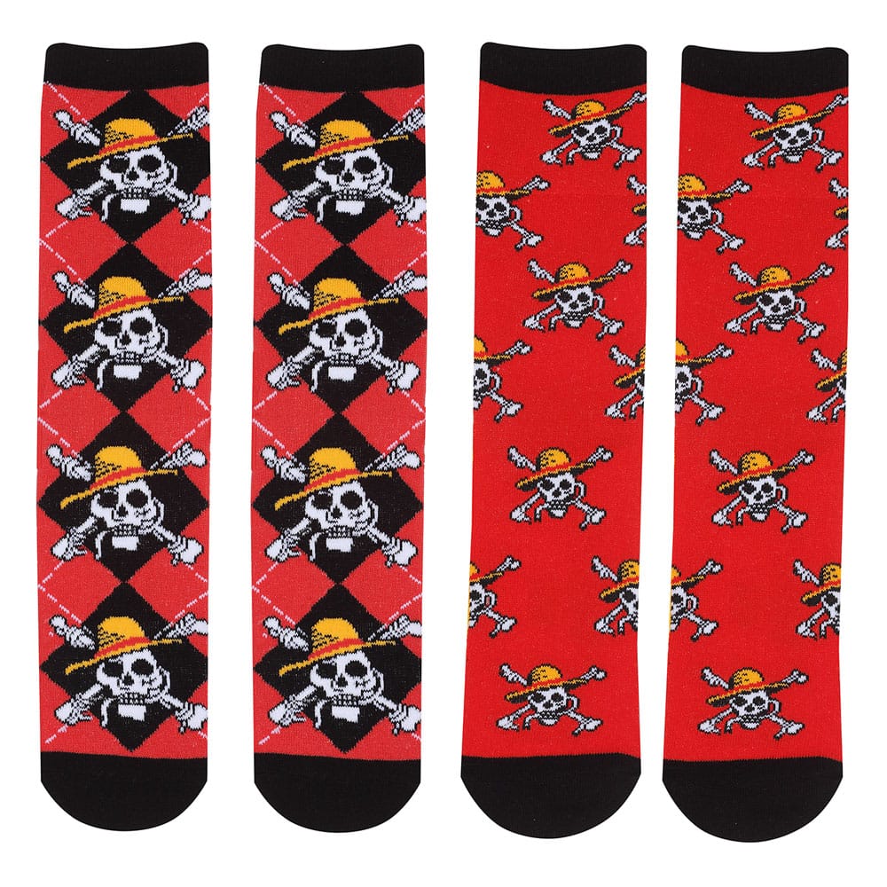 SU ORDINAZIONE One Piece Socks 2-Pack S-M *PREZZO SPECIALE*