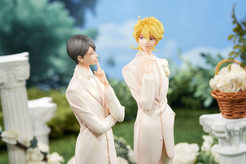 PREORDINE+ 03/2026 Doukyusei PVC Statues 2-Pack 1/7 Hikaru Kusakabe & Licht Sajo: Wedding Ver. 24 cm