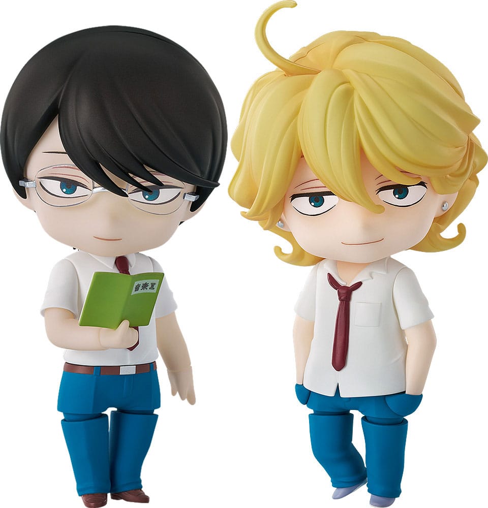 SU ORDINAZIONE Doukyusei Nendoroids Action Figures 2-Pack Rihito Sajo & Hikaru Kusakabe 10 cm