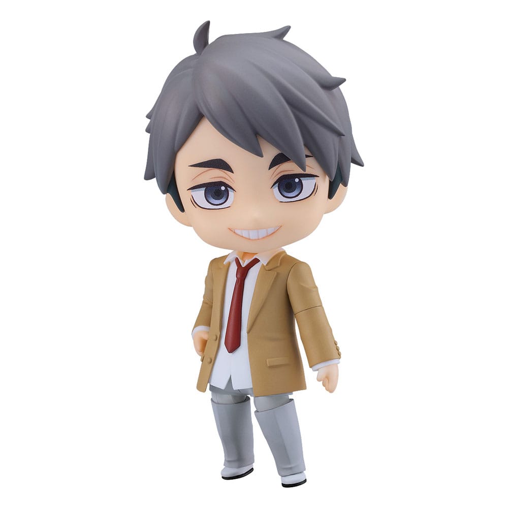 SU ORDINAZIONE Haikyu!! Nendoroid Action Figure Osamu Miya School Uniform Ver. 10 cm