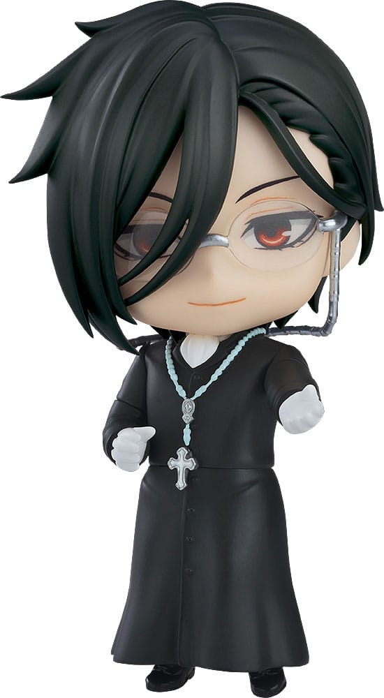 MADE TO ORDER Black Butler: Boarding School Arc Nendoroid Action Figure Sebastian Michaelis: Sapphire Owl Ver. 10 cm