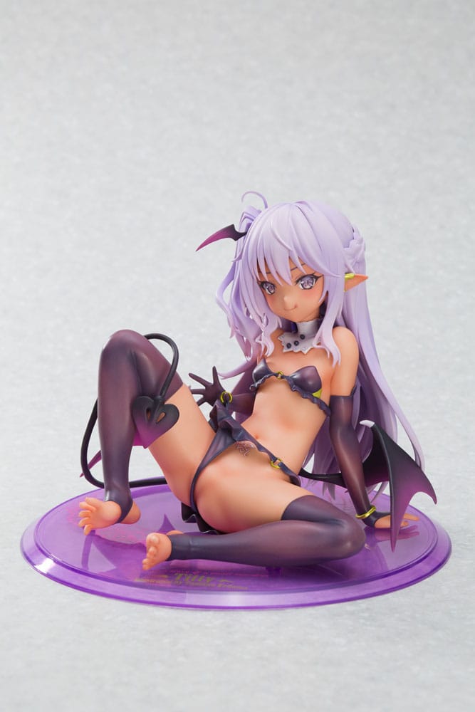 PREORDINE ESAURITO  Original Illustration Succubus Black Titty Illustrated by Tamano Kedama 14 cm Statue 1/6 (18+)  (PREORDINE NON CANCELLABILE)