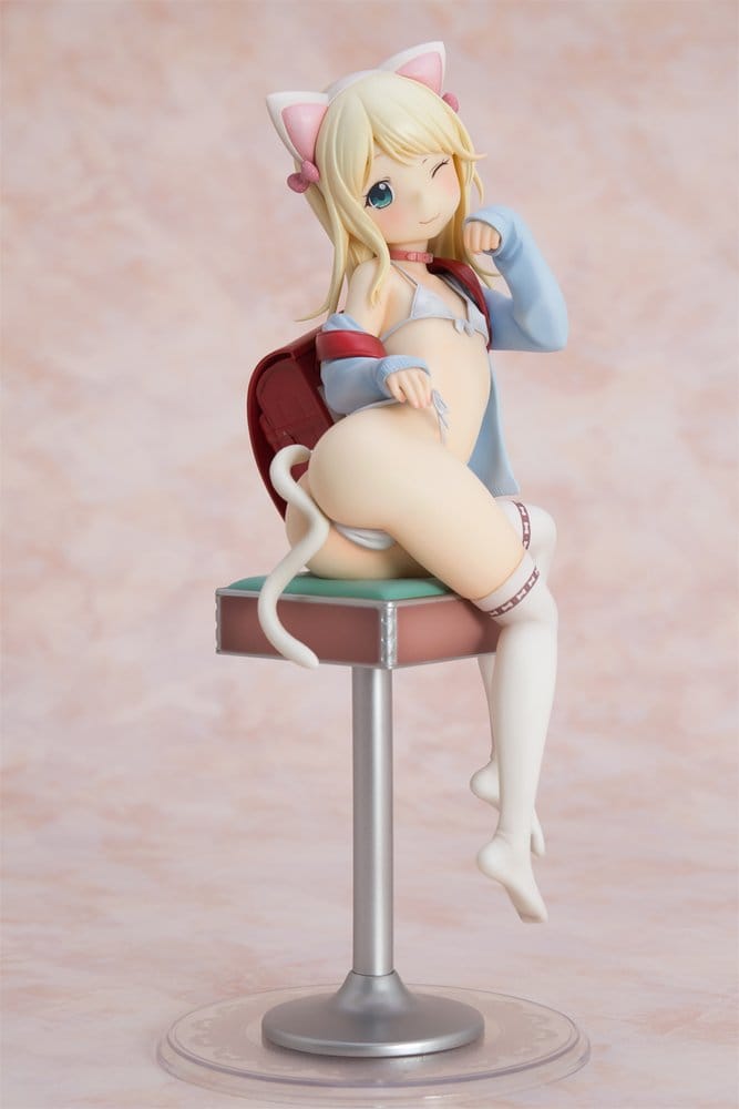PREORDINE+ 02/2027 (NON CANCELLABILE) Hatsukoi Ribbon PVC Figure 1/6 Yuu White cat Ver. 25 cm (N)