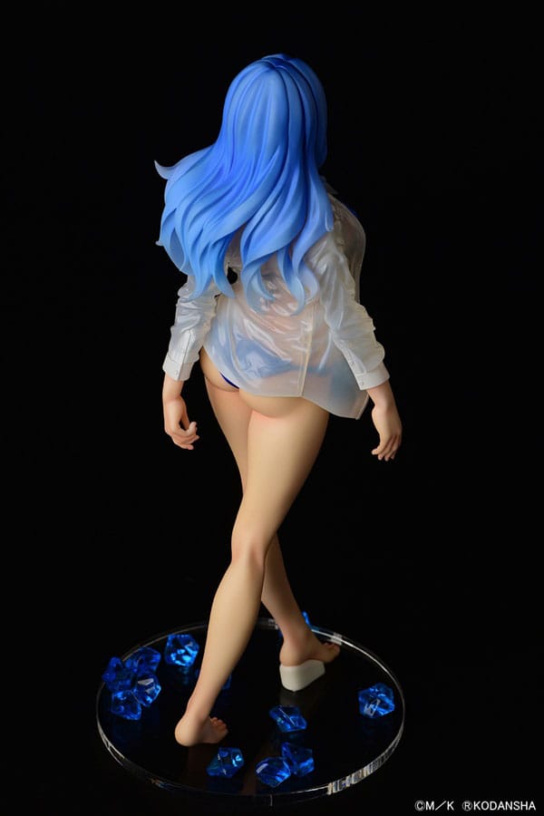 PREORDINE+ CHIUSO 04/2025 Fairy Tail Jubia Lokser Gravure_Stylesee-through wet shirt 25 cm Statue 1/6