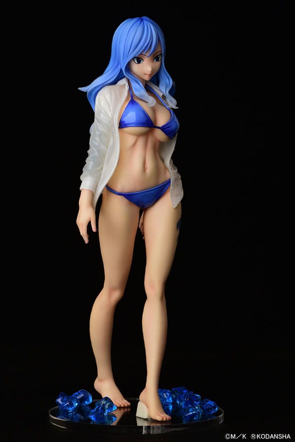 PREORDINE+ CHIUSO 04/2025 Fairy Tail Jubia Lokser Gravure_Stylesee-through wet shirt 25 cm Statue 1/6
