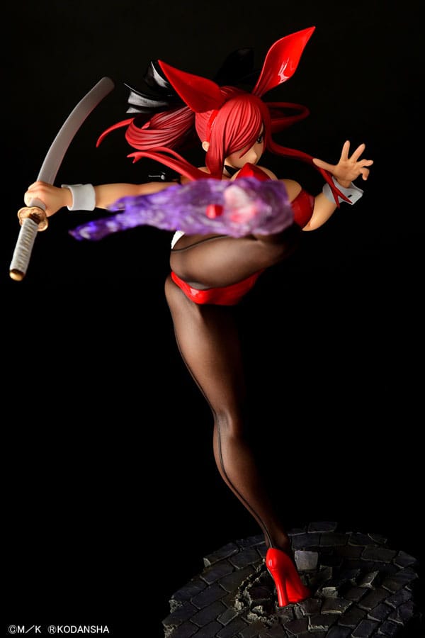 PREORDINE CHIUSO 05/2025 Fairy Tail Statue 1/6 Erza Scarlet High Kick Crimson Bunny Ver. 37 cm   (PREORDINE NON CANCELLABILE)