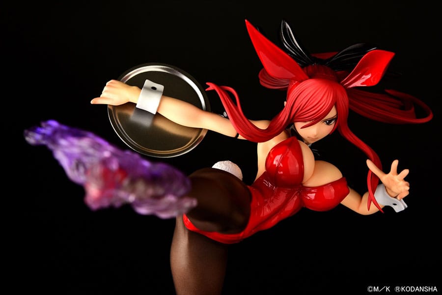 PREORDINE CHIUSO 05/2025 Fairy Tail Statue 1/6 Erza Scarlet High Kick Crimson Bunny Ver. 37 cm   (PREORDINE NON CANCELLABILE)