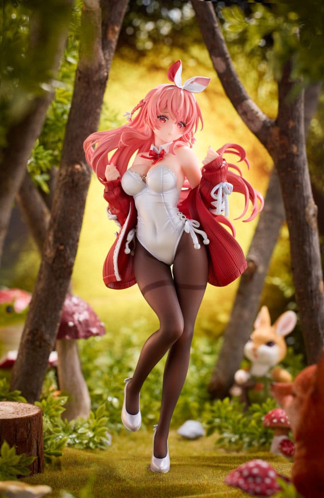 PREORDINE ESAURITO Original Character PVC 1/7 White Rabbit Illustrated by Rosuuri 24 cm (PREORDINE NON CANCELLABILE)