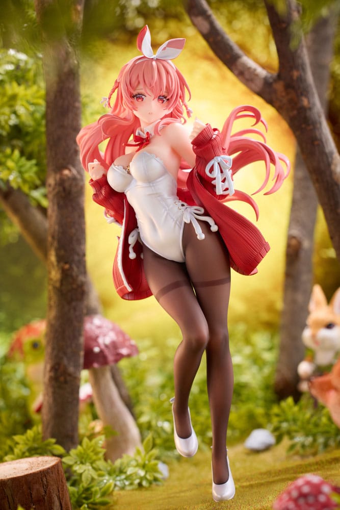 PREORDINE ESAURITO Original Character PVC 1/7 White Rabbit Illustrated by Rosuuri 24 cm (PREORDINE NON CANCELLABILE)