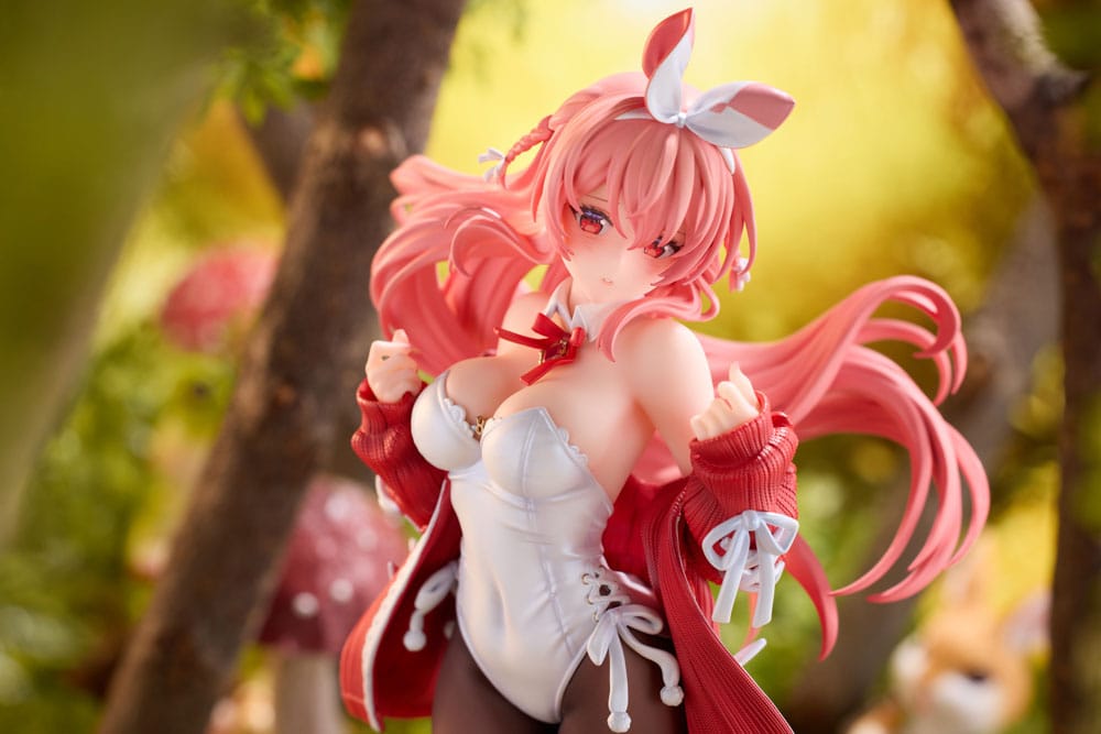 PREORDINE ESAURITO Original Character PVC 1/7 White Rabbit Illustrated by Rosuuri 24 cm (PREORDINE NON CANCELLABILE)