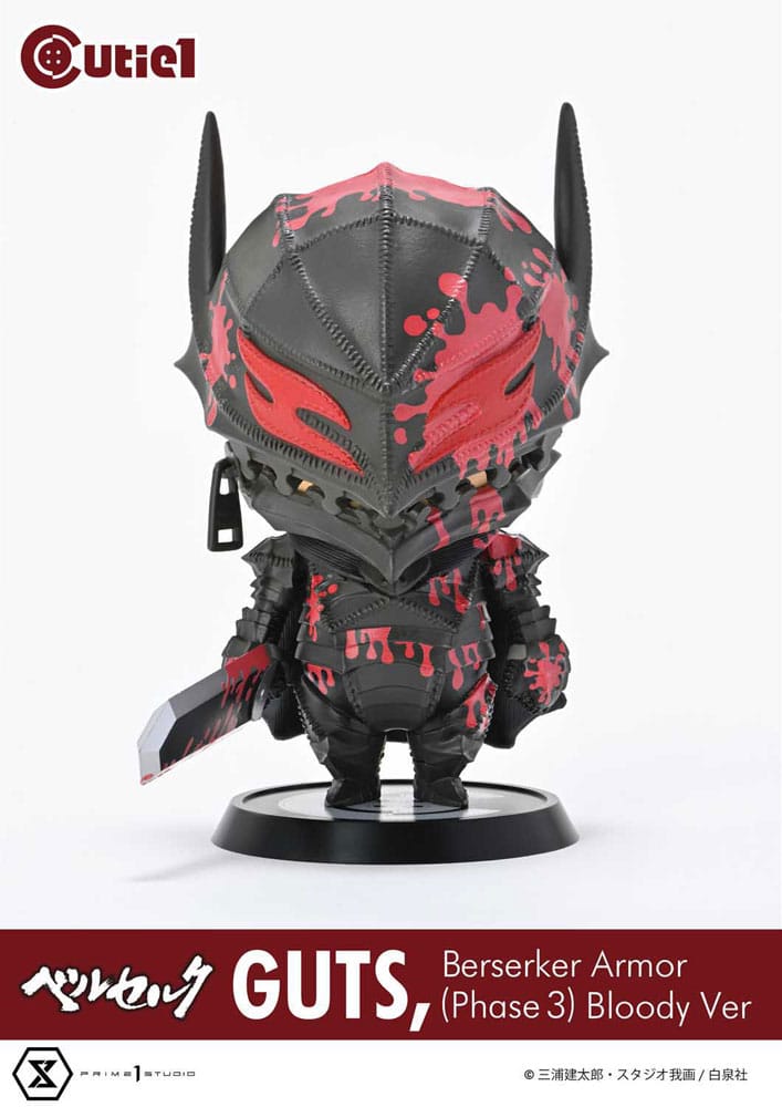 MADE TO ORDER Berserk Cutie1 PVC Figure Guts Berserker Armor (Phase 3) Bloody Ver. 12 cm
