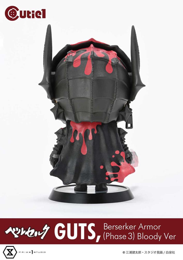 SU ORDINAZIONE Berserk Cutie1 PVC Figure Guts Berserker Armor (Phase 3) Bloody Ver. 12 cm 