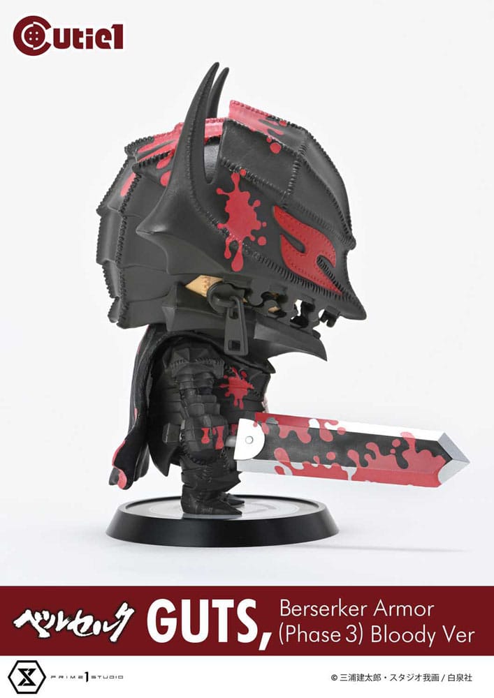 SU ORDINAZIONE Berserk Cutie1 PVC Figure Guts Berserker Armor (Phase 3) Bloody Ver. 12 cm 