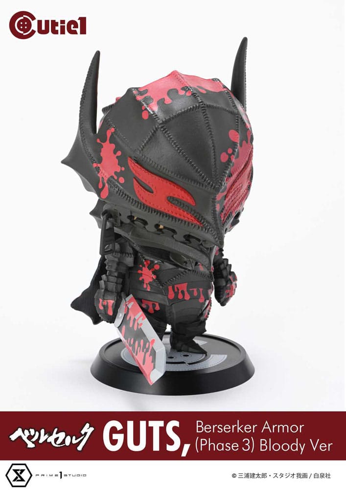SU ORDINAZIONE Berserk Cutie1 PVC Figure Guts Berserker Armor (Phase 3) Bloody Ver. 12 cm 