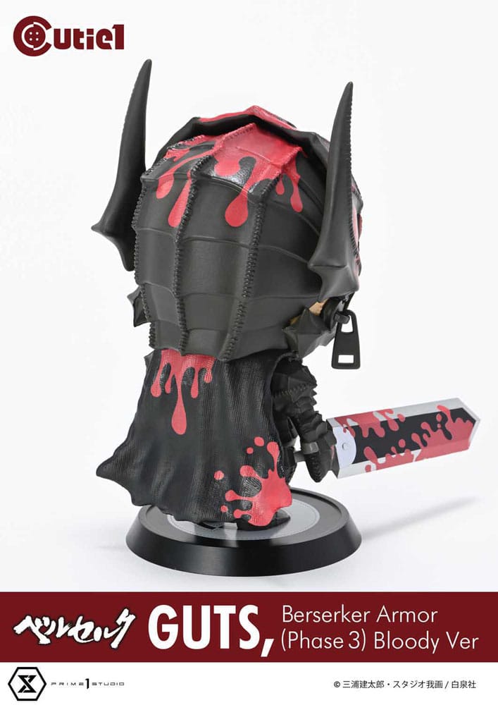 SU ORDINAZIONE Berserk Cutie1 PVC Figure Guts Berserker Armor (Phase 3) Bloody Ver. 12 cm 