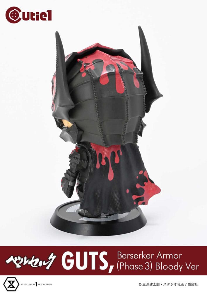SU ORDINAZIONE Berserk Cutie1 PVC Figure Guts Berserker Armor (Phase 3) Bloody Ver. 12 cm 