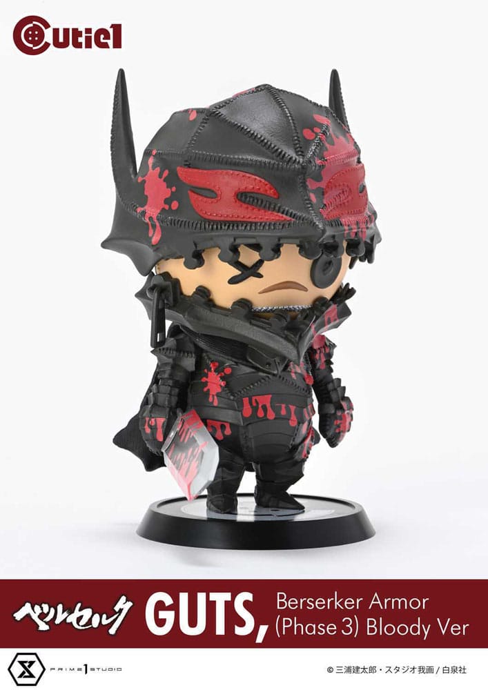 SU ORDINAZIONE Berserk Cutie1 PVC Figure Guts Berserker Armor (Phase 3) Bloody Ver. 12 cm 