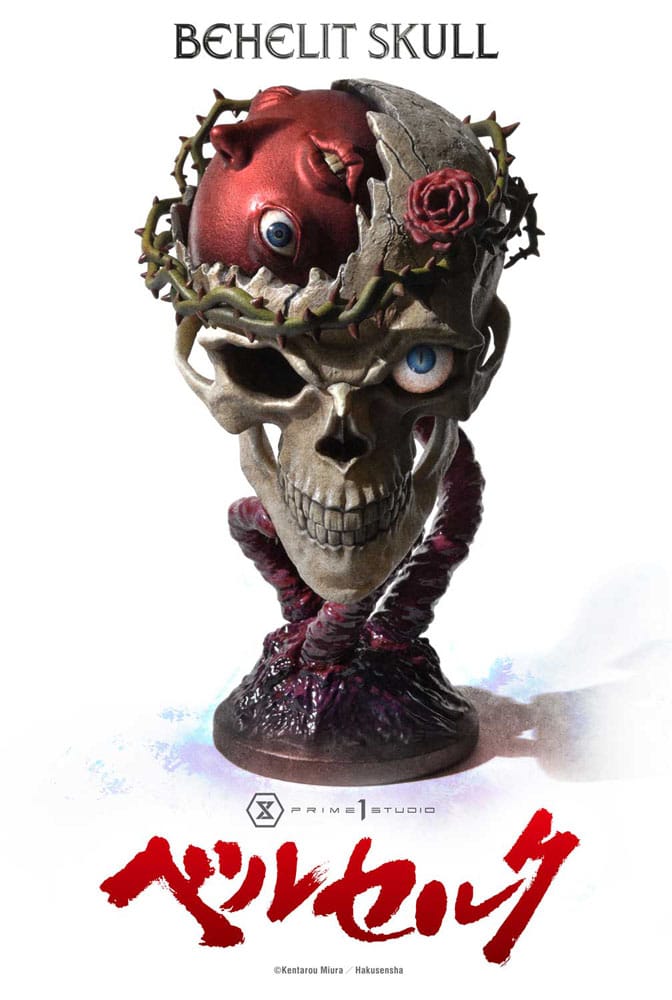 PREORDINE+ 05/2027 (NON CANCELLABILE) Berserk Life Scale Masterline Series Statue 1/4 Behelit Skull 20 cm