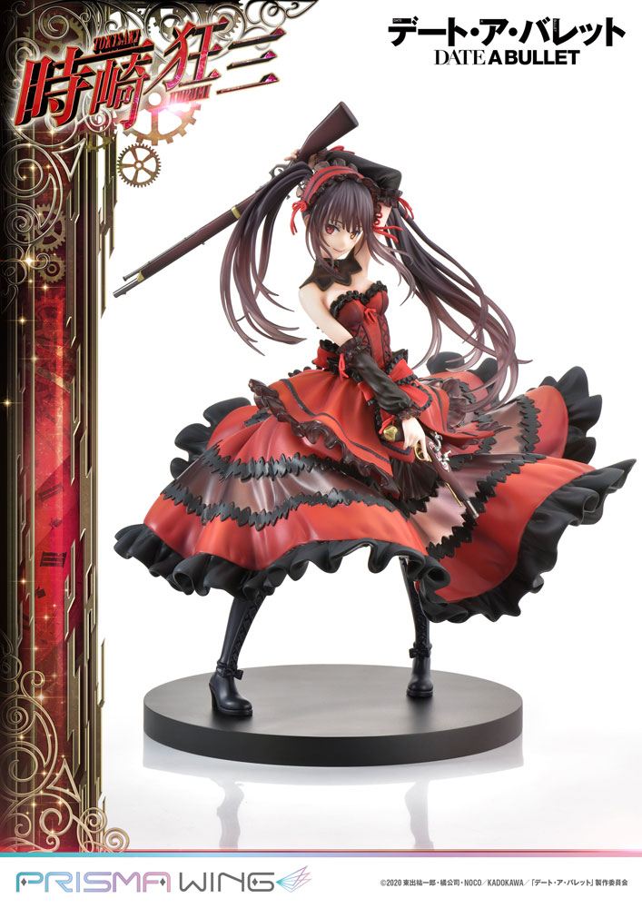 SU ORDINAZIONE Date A Live Fragment: Date A Bullet Prisma Wing PVC Statue 1/7 Kurumi Tokisaki 27 cm