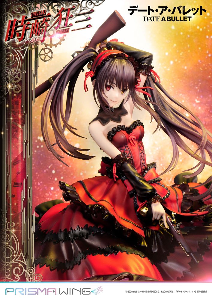 SU ORDINAZIONE Date A Live Fragment: Date A Bullet Prisma Wing PVC Statue 1/7 Kurumi Tokisaki 27 cm
