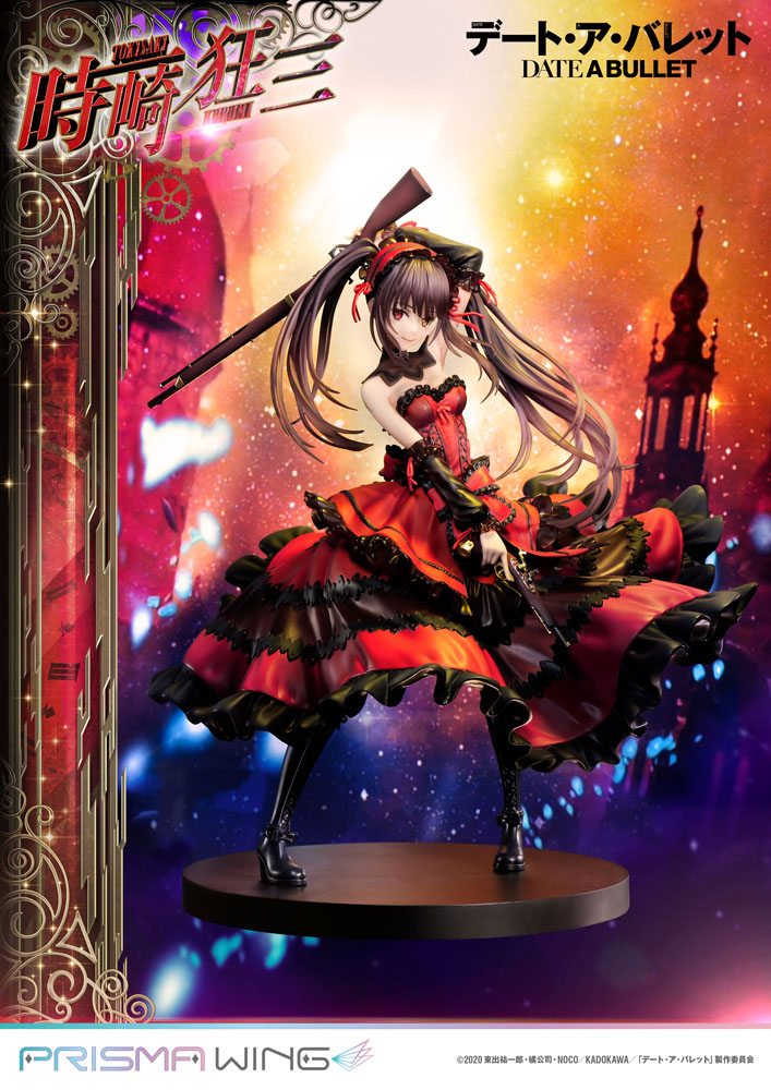 SU ORDINAZIONE Date A Live Fragment: Date A Bullet Prisma Wing PVC Statue 1/7 Kurumi Tokisaki 27 cm