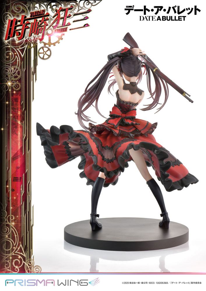 SU ORDINAZIONE Date A Live Fragment: Date A Bullet Prisma Wing PVC Statue 1/7 Kurumi Tokisaki 27 cm