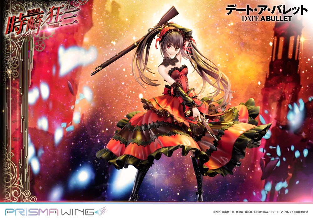 SU ORDINAZIONE Date A Live Fragment: Date A Bullet Prisma Wing PVC Statue 1/7 Kurumi Tokisaki 27 cm