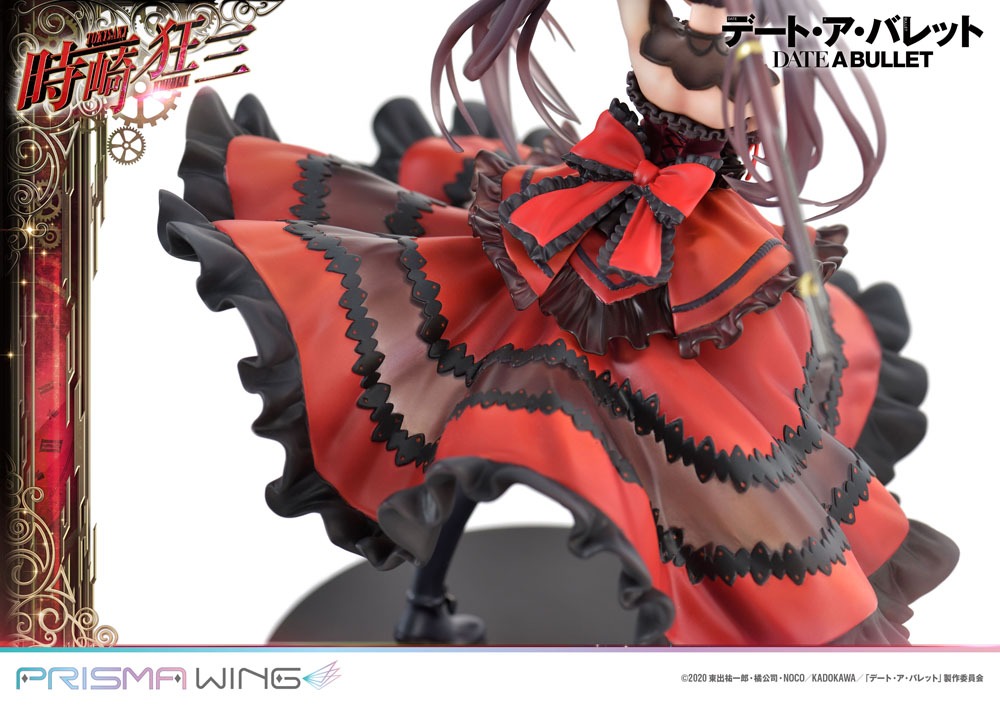 SU ORDINAZIONE Date A Live Fragment: Date A Bullet Prisma Wing PVC Statue 1/7 Kurumi Tokisaki 27 cm