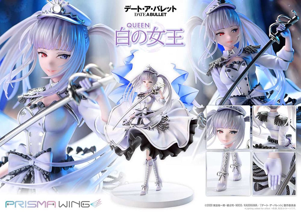 SU ORDINAZIONE Date a Bullet Prisma Wing PVC Statue 1/7 Queen 29 cm