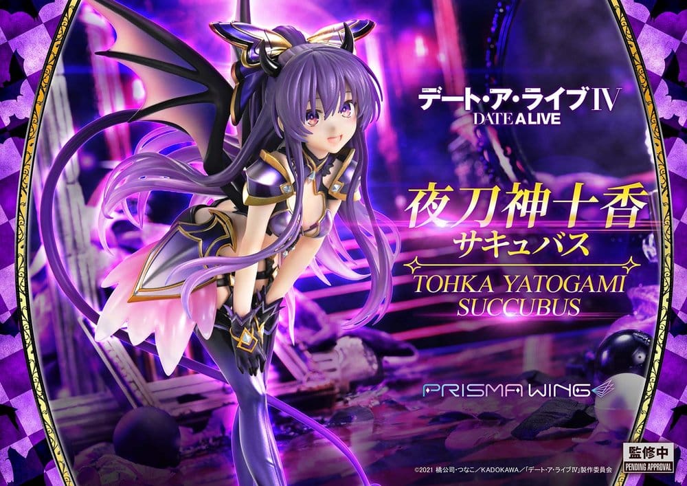 PREORDINE+ 08/2027 Date A Live Prisma Wing PVC Statue 1/7 Tohka Yatogami succubus 25 cm